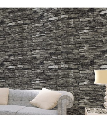 Самозалепващ 3D тапет камъни на стена 70х77 см.