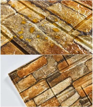 Самозалепващ 3D тапет камъни на стена 70х77 см.