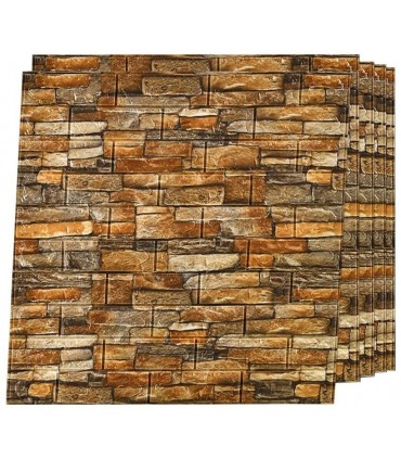 Самозалепващ 3D тапет камъни на стена 70х77 см.