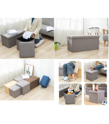 Правоъгълна табуретка-ракла  76*38*38 см.