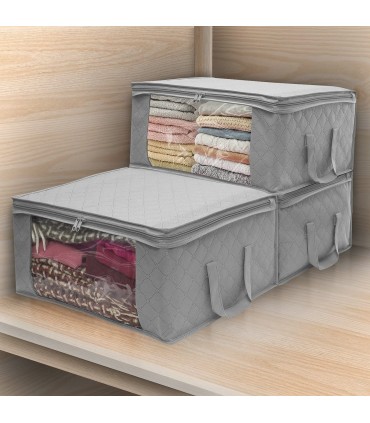 Хоризонтален калъф за дрехи и завивки под леглото