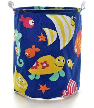 ДЕТСКИ КОШ ЗА ПРАНЕ И ИГРАЧКИ В СКАНДИНАВСКИ СТИЛ 40СМ/50СМ