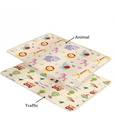 Меко килимче за игра с 2 лица - размери 180х100см.