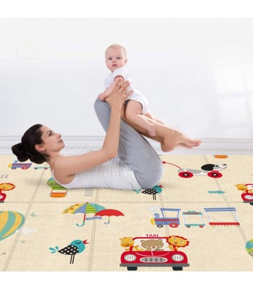 Меко килимче за игра с 2 лица - размери 180х100см.