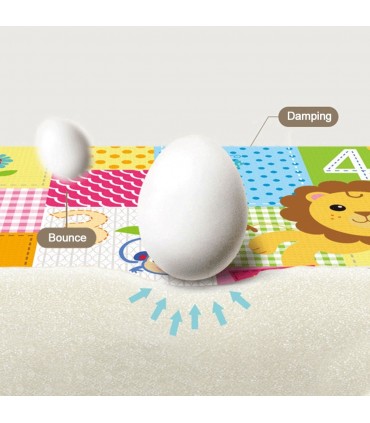 Меко килимче за игра с 2 лица - размери 180х100см.