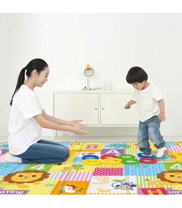 Меко килимче за игра с 2 лица - размери 180х100см.