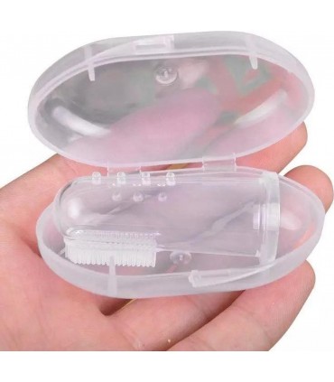 Силиконов накрайник за миене на зъбите и масаж на венците