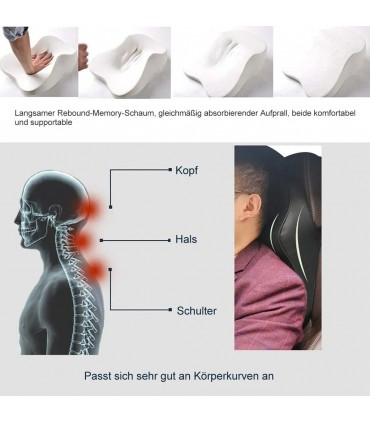 Възглавничка за вратата или кръста за автомобилна седалка от мемори пяна