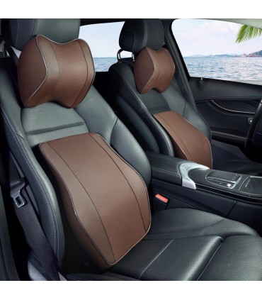 ПОДДЪРЖАЩА ВРАТА ИЛИ КРЪСТА ВЪЗГЛАВНИЦА ОТ МЕМОРИ ПЯНА ЗА АВТОМОБИЛНА СЕДАЛКА