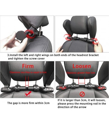 Регулируема облегалка за глава за автомобилна седалка