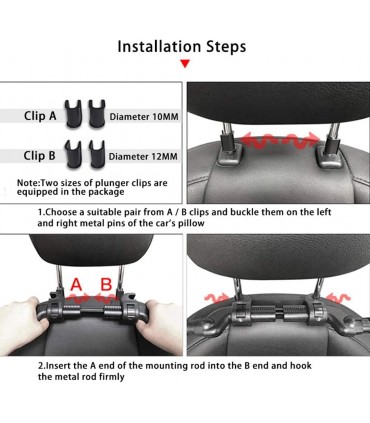 Регулируема облегалка за глава за автомобилна седалка