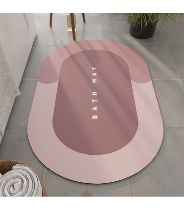 Абсорбиращо килимче за баня - овал