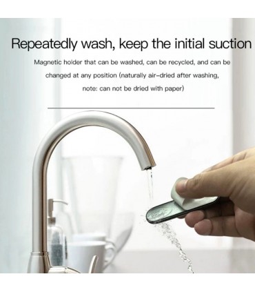 Малка магнитна стойка за телефон за кола с въртяща се основа