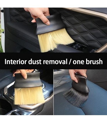 Четка за кола за почистване на вентилационни решетки с дълъг косъм