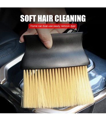 Четка за кола за почистване на вентилационни решетки с дълъг косъм