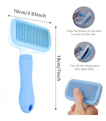 Самопочистваща се четка за кучета и котки