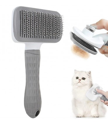 Самопочистваща се четка за кучета и котки