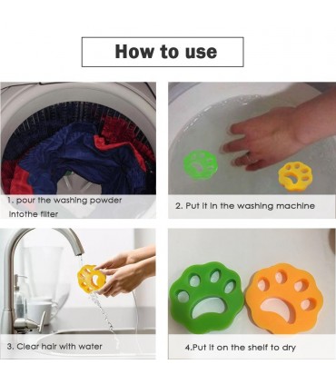 Уред за събиране на косми от кучета и котки, за пералня и сушилня