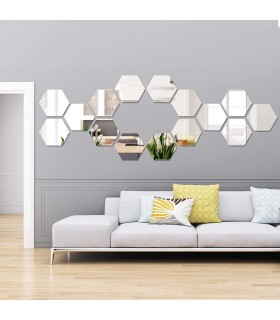 Огледални плочки хексагони
