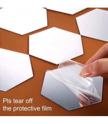 Огледални плочки хексагони