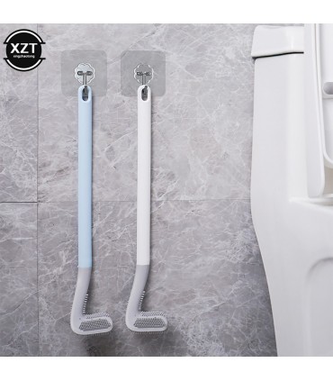 Силиконова четка с Г – образна форма за почистване на тоалетната чиния