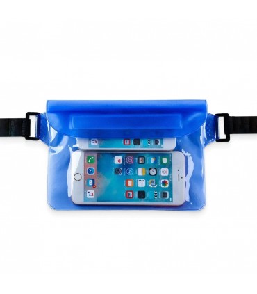 Водоустойчива калъф чанта за телефони и документи с презрамка за кръст