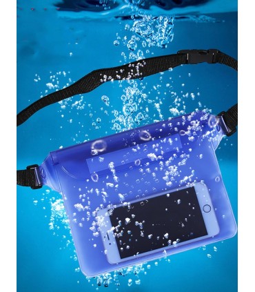 Водоустойчива калъф чанта за телефони и документи с презрамка за кръст