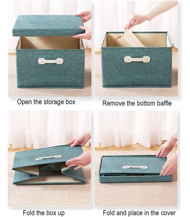 Сгъваема кутия с капак за съхранение