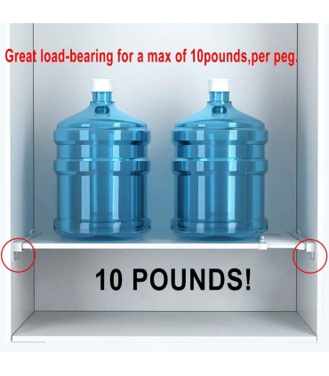 Лепящи държачи монтаж и укрепване на рафтове - комплект 4 броя