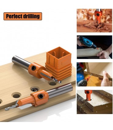 5 броя свредло за дърво със зекер фреза