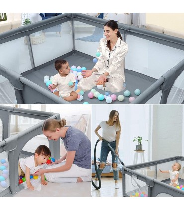 Голяма кошара за игра за деца бебета - размер 1.5 х 1.8 метра