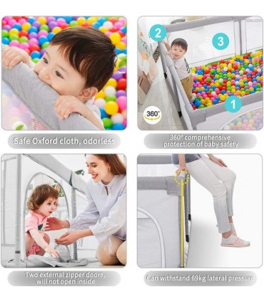 Голяма кошара за игра за деца бебета - размер 1.5 х 1.8 метра