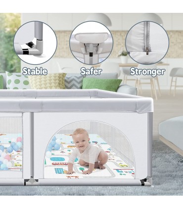 Голяма кошара за игра за деца и бебета с размери 2 x 2 метра