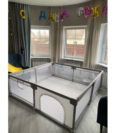 Голяма кошара за игра за деца и бебета с размери 2 x 2 метра