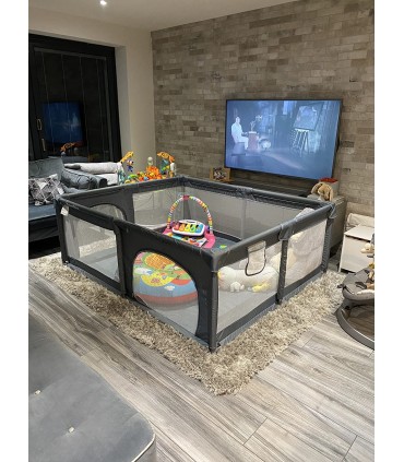 Голяма кошара за игра за бебе с размери 1.8 x 2 метра