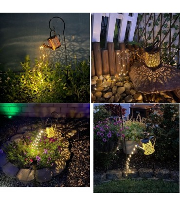 Соларно осветление за градина светеща лейка