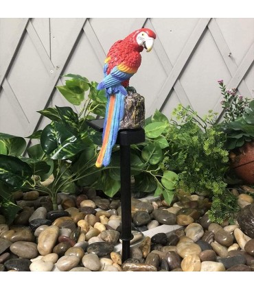 Градинска соларна лампа Папагал