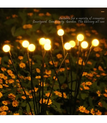 Соларни лампички за градина "Светулки"