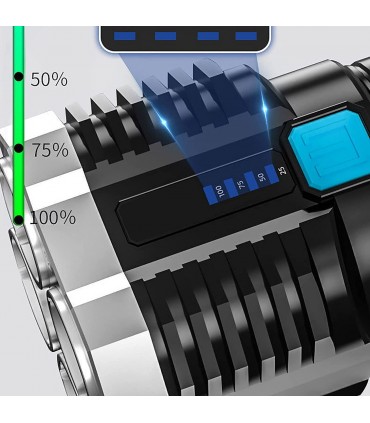 Мощен LED фенер с 4 Диода 1000 лумена