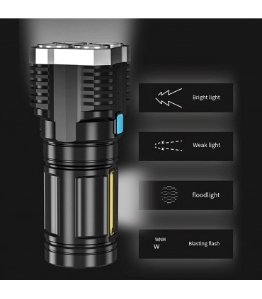 Мощен LED фенер с 4 Диода 1000 лумена