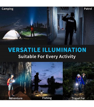 Мощен LED фенер с 4 Диода 1000 лумена