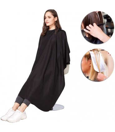 Черна фризьорска пелерина за подстригване