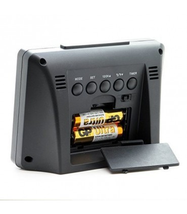 Настолен часовник с термометър, календар и гласов контрол