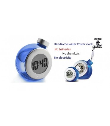 Настолен часовник работещ с вода