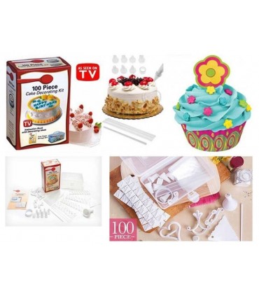 Комплект от 100 части за декорация на сладкиши