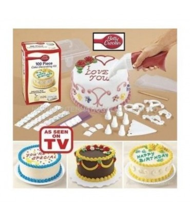 Комплект от 100 части за декорация на сладкиши