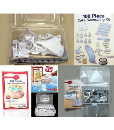Комплект от 100 части за декорация на сладкиши