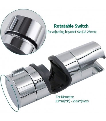 Подвижен държач за душ слушалка - за тръба