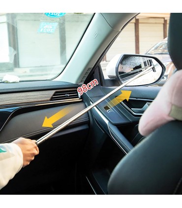 Телескопична мини чистачка за страничните огледала за кола