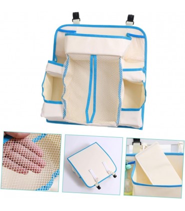 Подвижен органайзер за детско легло със джобове за аксесоари, вода, памперси и други